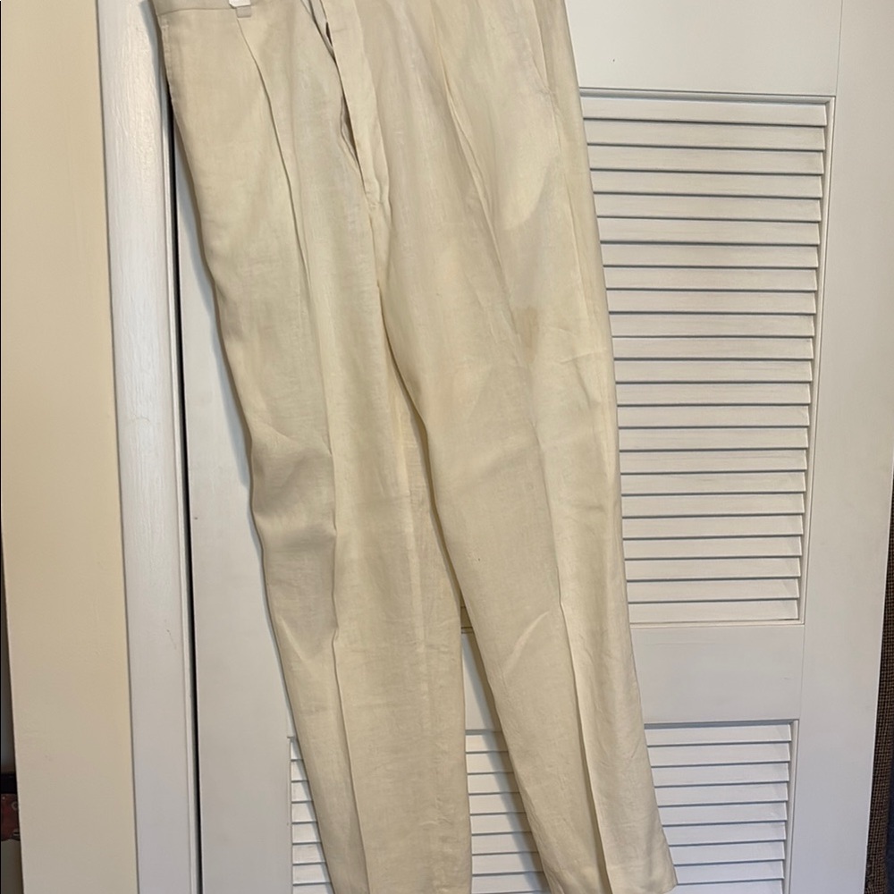 Men's 38/32 100% Lenin pants
